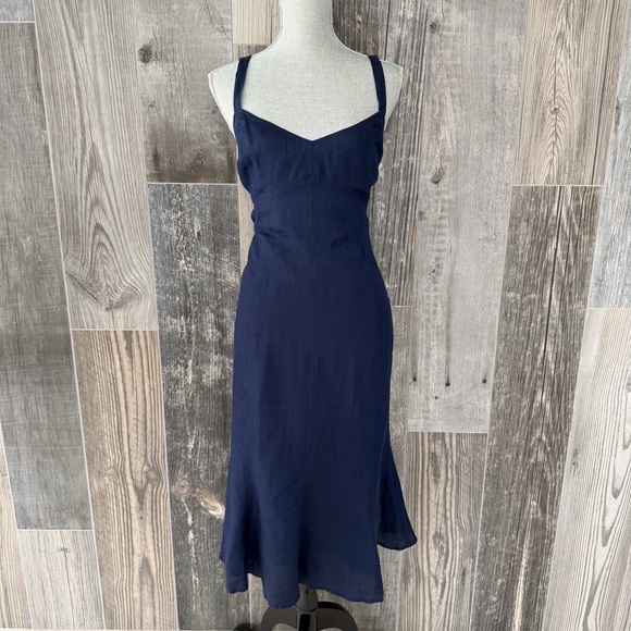 Lauren Ralph Lauren Dresses & Skirts - Ralph Lauren Navy Linen Sundress